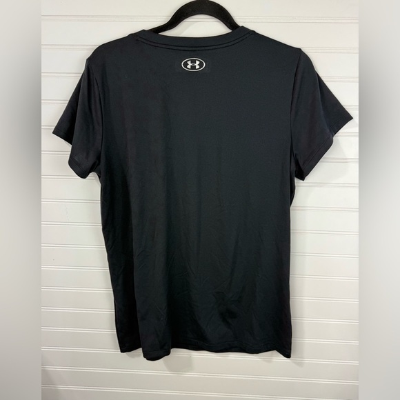 Under Armour women’s black & pink loose fit heat gear athletic top. Size Large - Picture 3 of 3